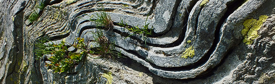 Pieghe nelle rocce da orogenesi